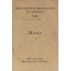 Educational broadcasts to schools: music, 1949