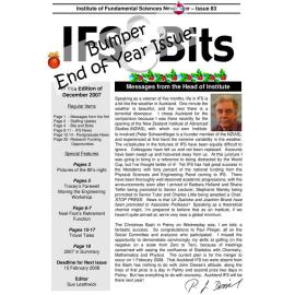 IFS&Bits newsletter, Issue 83, December 2007