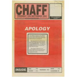 Chaff, 1992-09-10