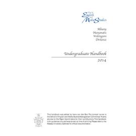 Undergraduate Handbook of the School of English and Media Studies, 2014