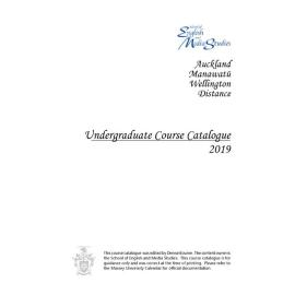 Undergraduate Handbook of the School of English and Media Studies, 2019