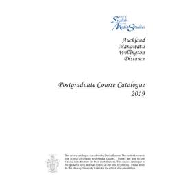 Graduate Handbook of the School of English and Media Studies, 2019