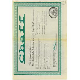 Chaff, 61(10), 1994-05-02