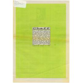 Chaff, 62(19), 1995-08-21