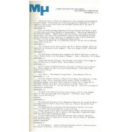 MU, 15-21 September 1969