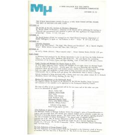 MU, 20-26 October 1969