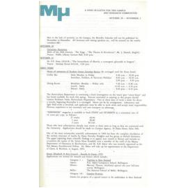 MU, 28 October - 2 November 1969