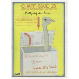 Chaff, 74(25), 2007-10-15