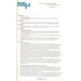 MU, 3-9 November 1969