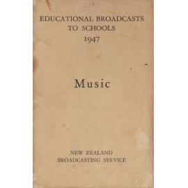 Educational broadcasts to schools: music, 1947