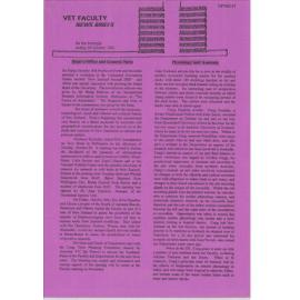 Vet Faculty News Briefs, 30 October 1992