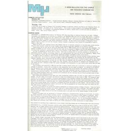 MU, 14 February 1971