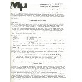 MU, 20 February 1972