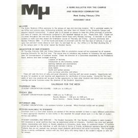 MU, 27 February 1972