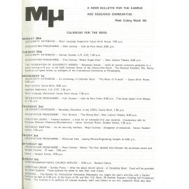 MU, 5 March 1972