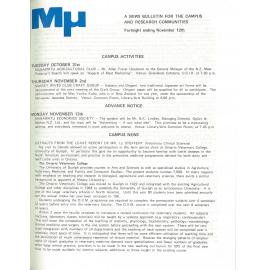 MU, 12 November 1972