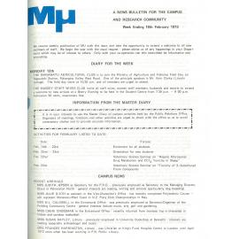 MU, 18 February 1973