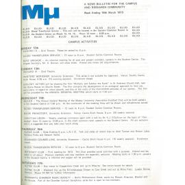 MU, 18 March 1973