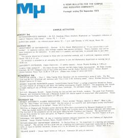 MU, 9 September 1973
