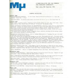 MU, 30 September 1973