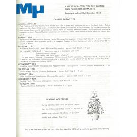 MU, 23 December 1973