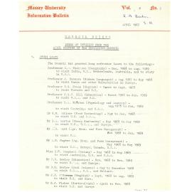 Information Bulletin, 2(2), 1967-04 