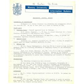 Information Bulletin, 1969-07