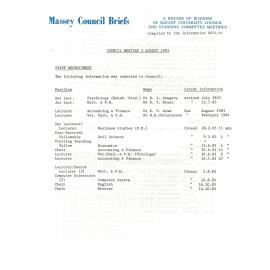 Council Briefs, 1983-08-03