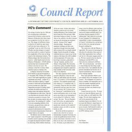 Council Report, 1993-10-01