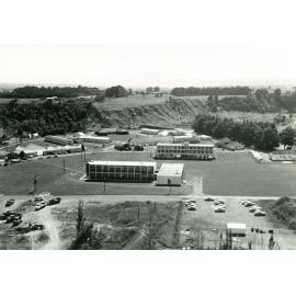 Riddet Building and Colombo Hall, 1968