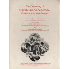 The centenary of Christchurch Cathedral, Christchurch, New Zealand 