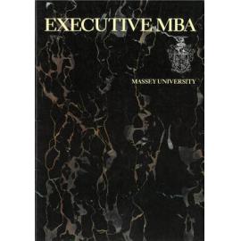 Brochure: Executive MBA, 1988