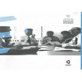 Brochure: Master of Business Administration, 1995