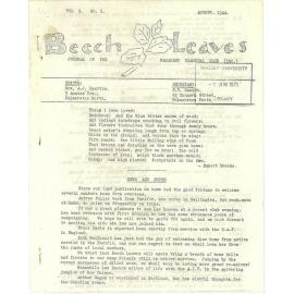 Beech Leaves, v. 9, no. 2, August 1944