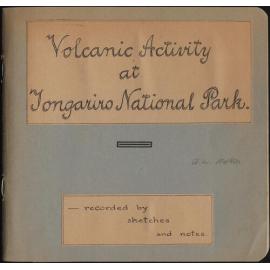 Volcanic activity at Tongariro National Park