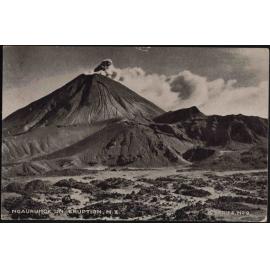 Ngauruhoe in eruption, New Zealand