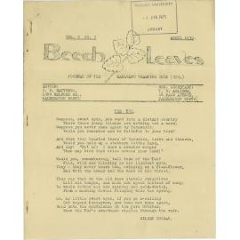 Beech Leaves, v. 5, no. 5, April 1939