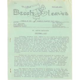 Beech Leaves, v. 5, no. 4, February 1939