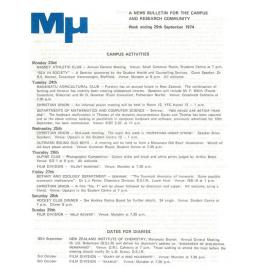 MU, 29 September 1974