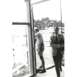 George Culliford arriving, circa March 1960