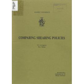 Comparing shearing policies, 1985