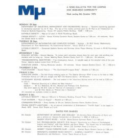 MU, 5 October 1975