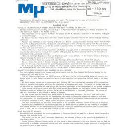 MU, 5 September 1976