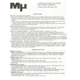 MU, 14 August 1977