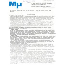 MU, 13 November 1977