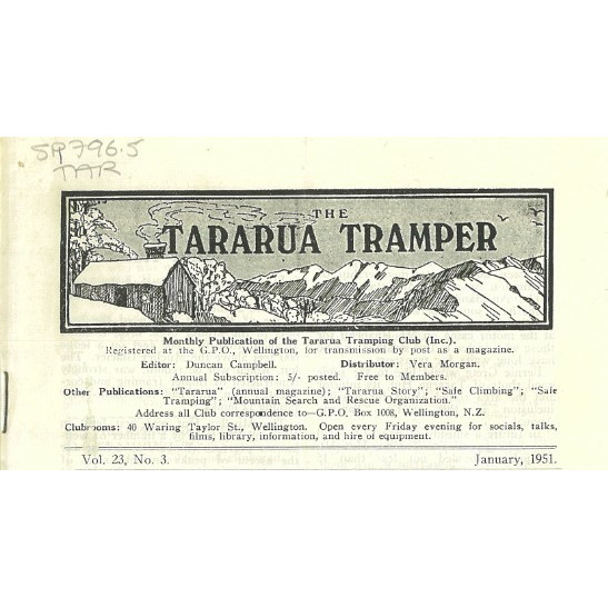 The Tararua Tramper