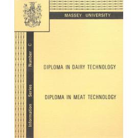 Information Series No C, Diploma in Dairy Technology, 1971