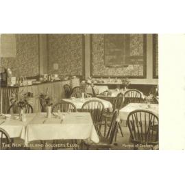 The New Zealand Soldiers Club: portion of canteen