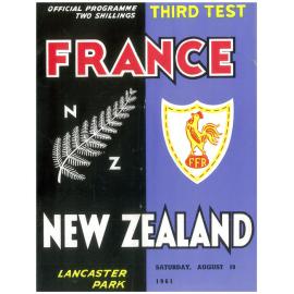 France v New Zealand, Third Test, Saturday August 16 1961