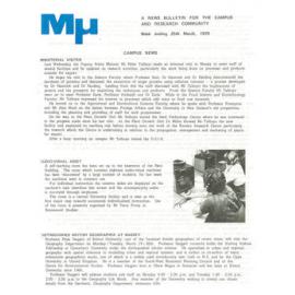 MU, 25 March 1979